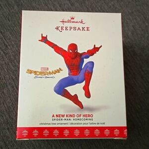 Hallmark Keepsake Marvel's A New Kind Of Hero Spider-Man: Homecoming Ornament.